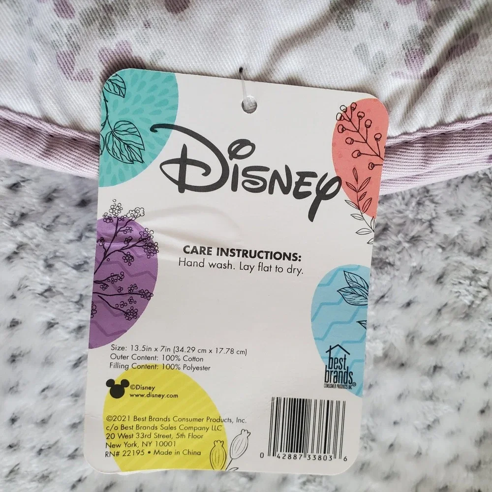 Disney Mickey Mouse Floral Oven Mitts 2PK Heat Resistant Cream Purple Spring